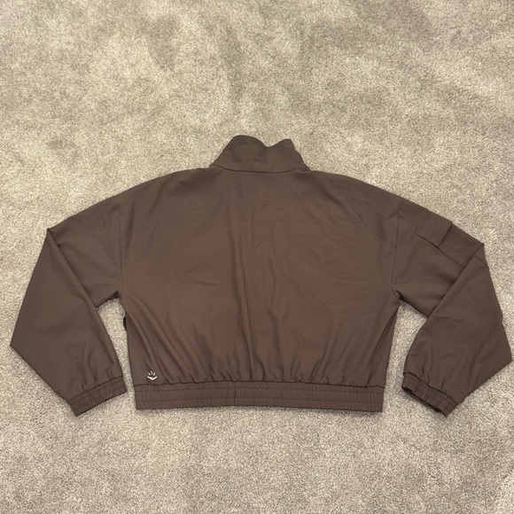 BEYOND YOGA STATUS POCKET JACKET SIZE XL MUSHROOM BROWN LIKE NEW - Picture 11 of 13